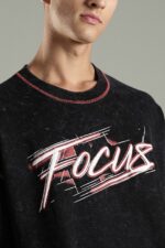 KATTIRE Focus Graphic Oversized T-Shirt - Image 3