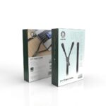 Green Lion 2-in-1 Zipper Cable 85CM – Type-C to Lightning & Type-C Fast Charging Cable – Black - Image 2