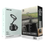 Green Lion GX-31 Auto Suction Phone Holder - Matte Black - Image 6