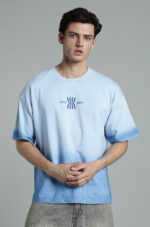 KATTIRE Gradient Premium Cotton Oversized T-Shirt - Image 2