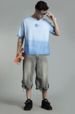 KATTIRE Gradient Premium Cotton Oversized T-Shirt - Image 5