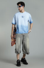 KATTIRE Gradient Premium Cotton Oversized T-Shirt - Image 6