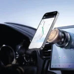 Green Lion GX-33 Auto Suction Phone Holder - Black - Image 3