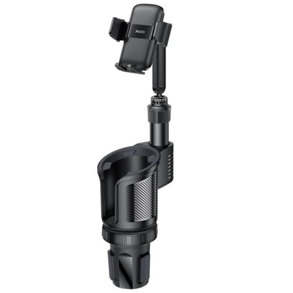 Yesido C273 2 in 1 Car Water Cup Phone Holder Black