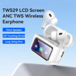Yesido LCD Screen ANC & ENC Noise Cancellation Wireless Earbuds - Image 3
