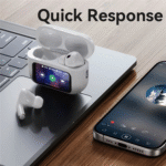 Yesido LCD Screen ANC & ENC Noise Cancellation Wireless Earbuds - Image 2