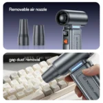 3-in-1 Multifunction Design – Works as a powerful fan, dust blower, and vacuum cleaner - Image 3