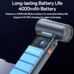 3-in-1 Multifunction Design – Works as a powerful fan, dust blower, and vacuum cleaner - Image 5